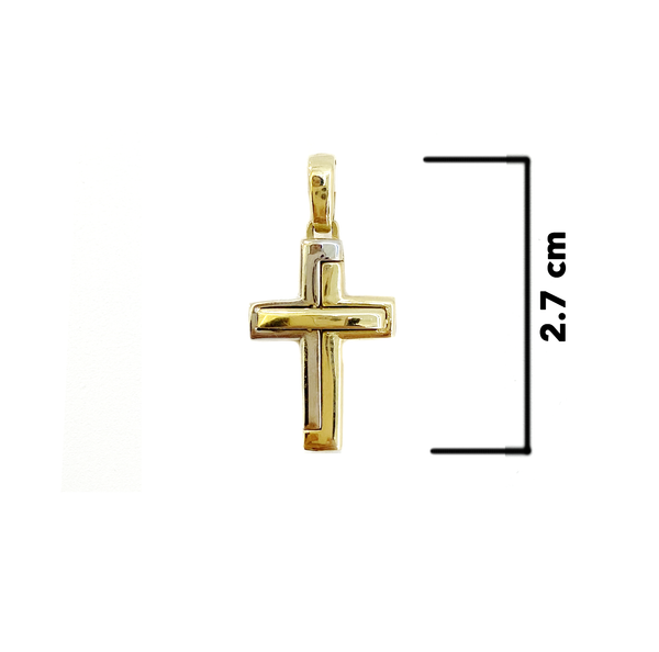 Cruz dos tonos 14k
