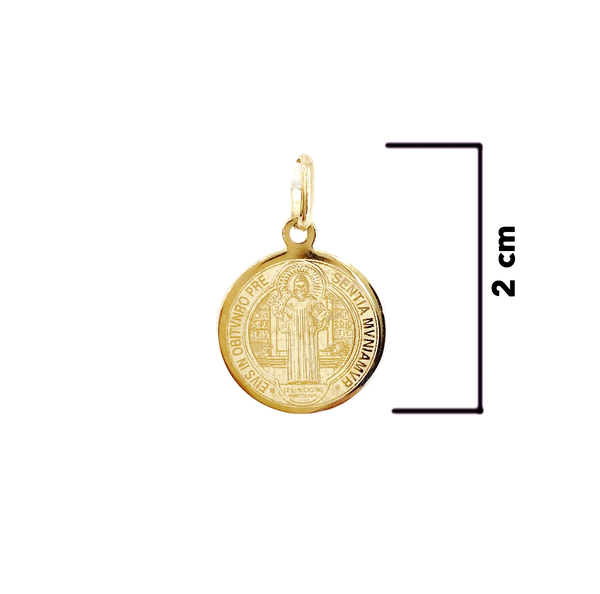 Medalla San Benito 14k
